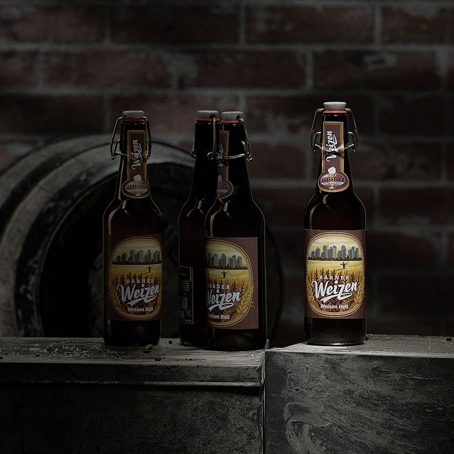 Weizenbier der Brauerei Felsenau